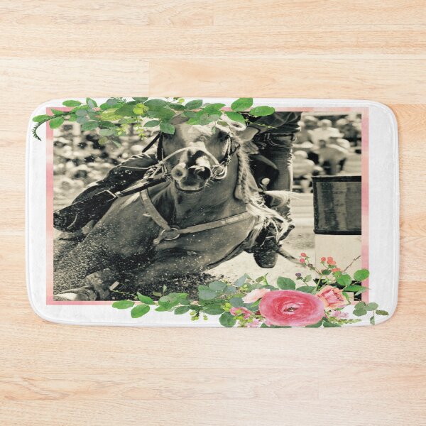 Item preview, Barrel Racing Horse Watercolor Flower designed and sold by AZGuzmans.