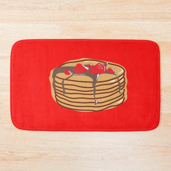 Item preview, Pancakes with syrup and strawberries - Drawing designed and sold by KarolinaPaz.
