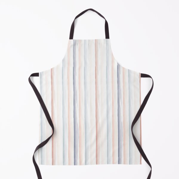 Item preview, Navy Blue and Coral Hand Drawn Diagonal Striped designed and sold by ArtHanbal.