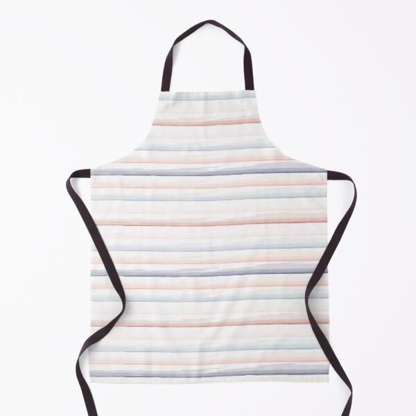 Item preview, Navy Blue and Coral Hand Drawn Diagonal Striped designed and sold by ArtHanbal.