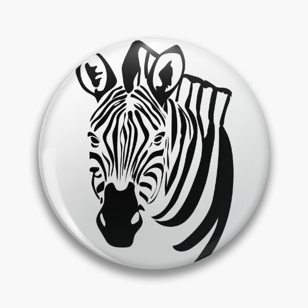 Item preview, Zebra Head Black and White designed and sold by VintageStyle.