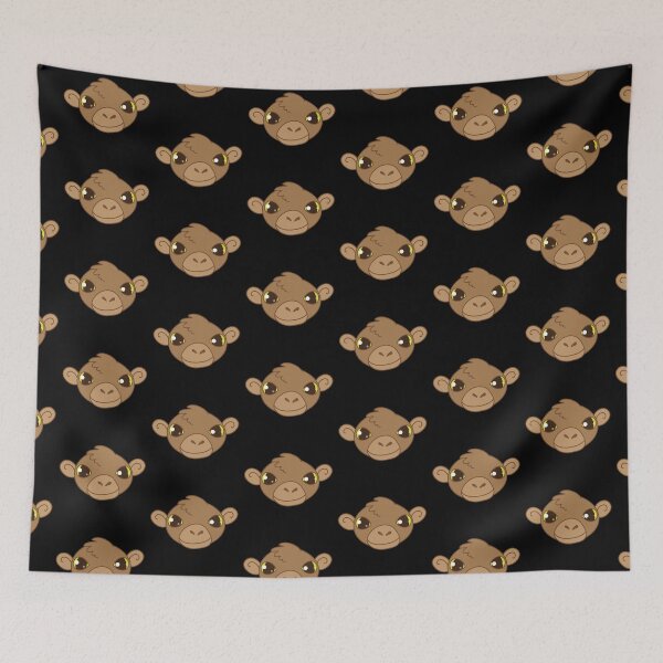 Item preview, Super cute Monkey face designed and sold by jazzydevil.