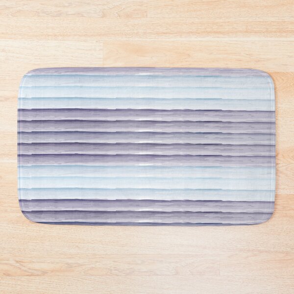 Item preview, Navy Blue and Light Blue Hand Drawn Striped designed and sold by ArtHanbal.