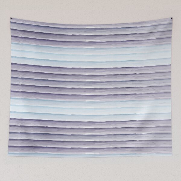 Item preview, Navy Blue and Light Blue Hand Drawn Striped designed and sold by ArtHanbal.
