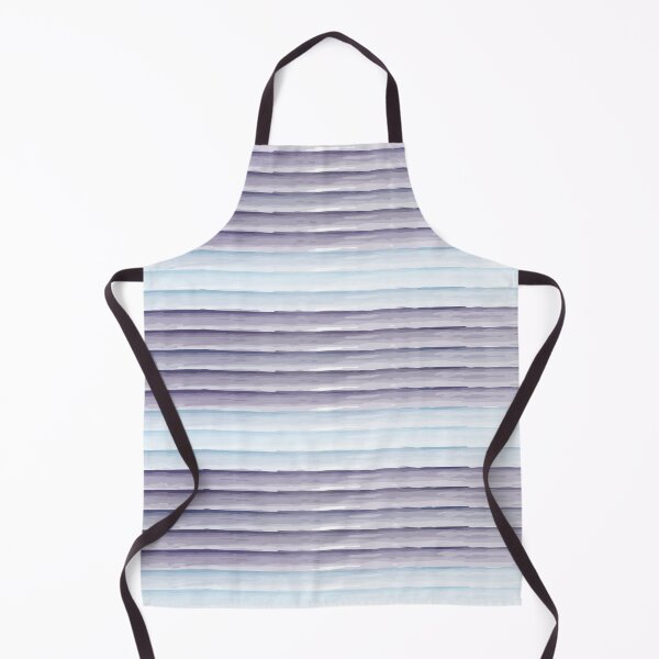 Item preview, Navy Blue and Light Blue Hand Drawn Striped designed and sold by ArtHanbal.