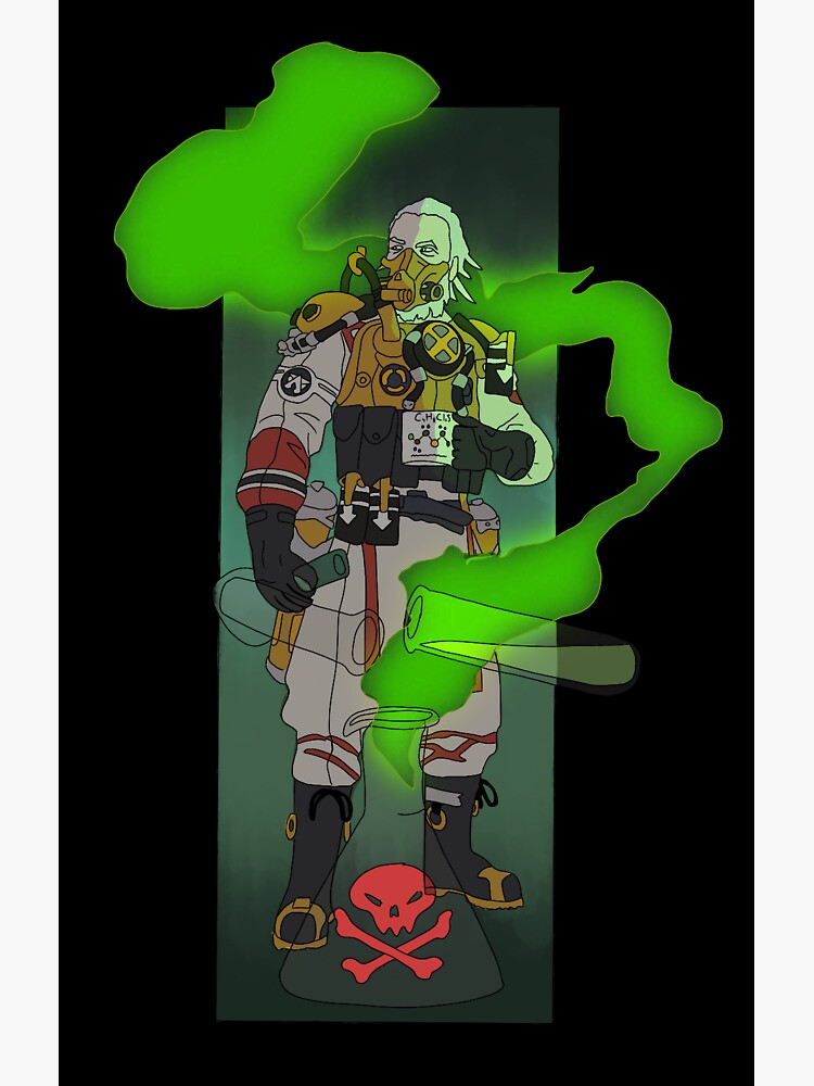 "caustic banner" Sticker by wyrmathan Redbubble