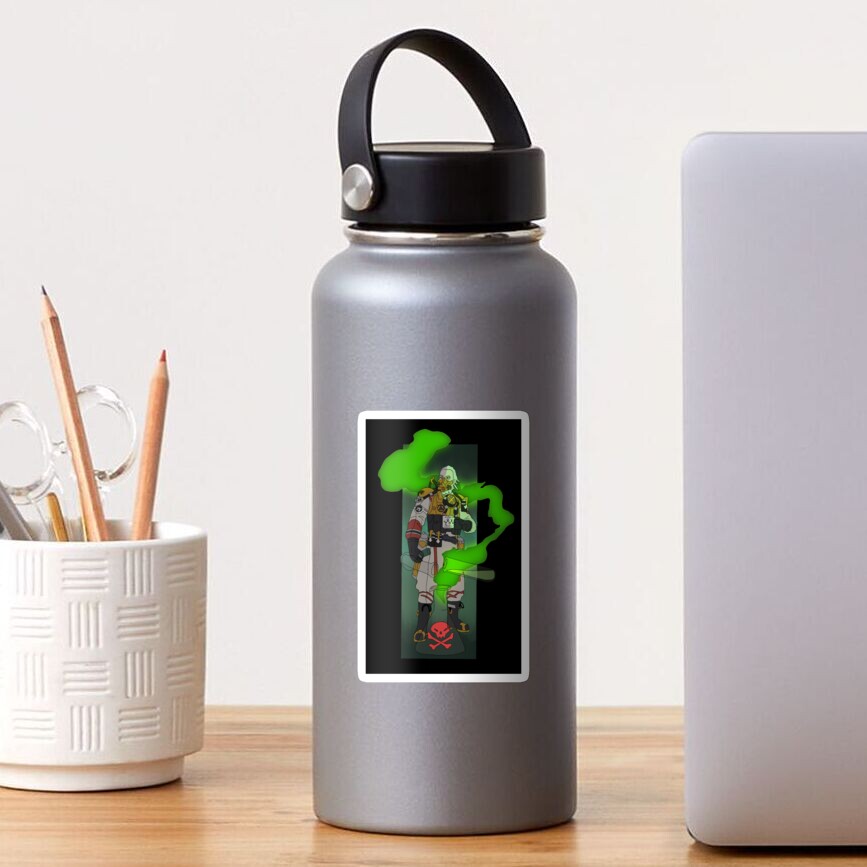 "caustic banner" Sticker by wyrmathan Redbubble