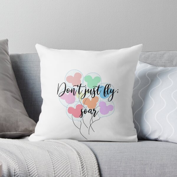 Don't Just Fly; Soar Throw Pillow