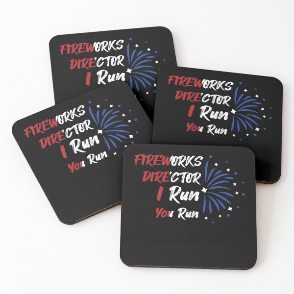 Item preview, Fireworks Director i run you run Patriotic USA 4th Of July Gift designed and sold by Tee-md93.