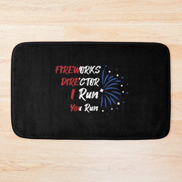 Item preview, Fireworks Director i run you run Patriotic USA 4th Of July Gift designed and sold by Tee-md93.