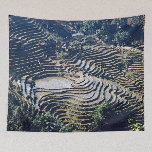 Item preview, Terraced Rice Fields Rural Landscape, Vietnam designed and sold by worldways.