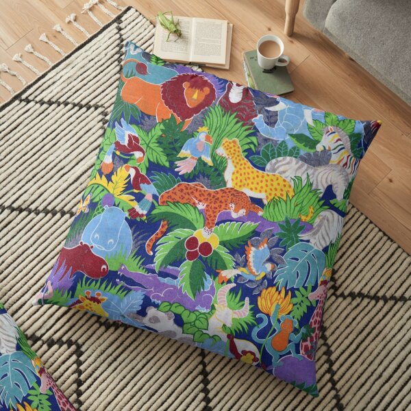 Safari Animals Floor Pillow