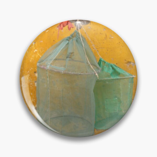 Item preview, Fishing Nets Hanging Laundry Yellow Wall designed and sold by worldways.