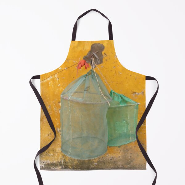 Item preview, Fishing Nets Hanging Laundry Yellow Wall designed and sold by worldways.