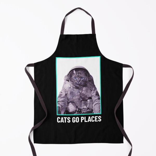 Item preview, Cats Go Places Text With Astronaut Cat designed and sold by Easy Breezy.