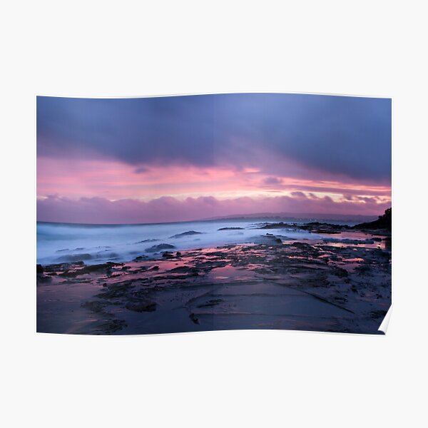 Snapper Rock Sunset Poster