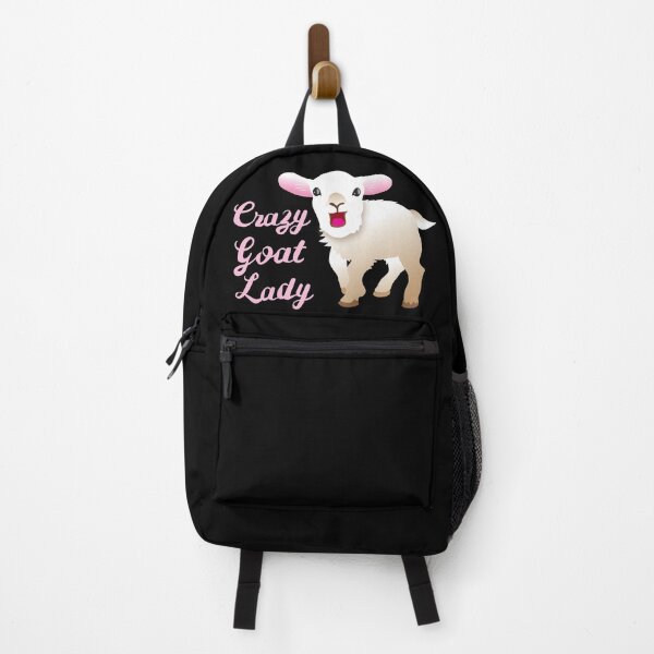 Item preview, Crazy Goat lady FANCY with little white baby goat designed and sold by jazzydevil.