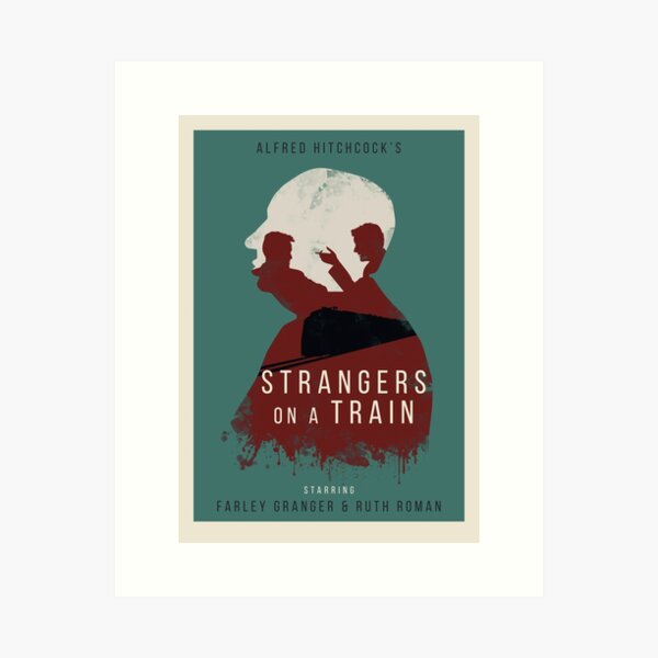 Item preview, Alfred Hitchcock Strangers on a Train designed and sold by MonoMagic.