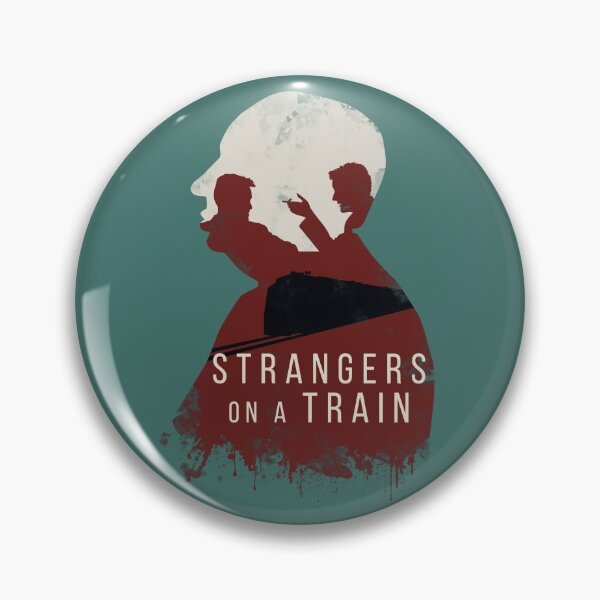 Item preview, Alfred Hitchcock Strangers on a Train designed and sold by MonoMagic.
