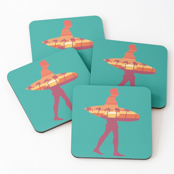Item preview, Surf illustration designed and sold by HikingZone.