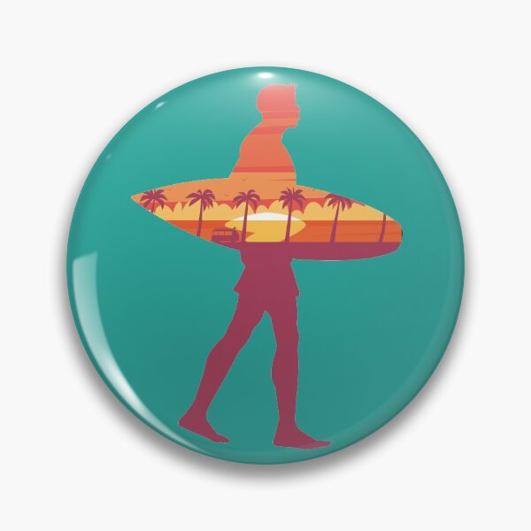 Item preview, Surf illustration designed and sold by HikingZone.