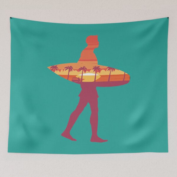 Item preview, Surf illustration designed and sold by HikingZone.