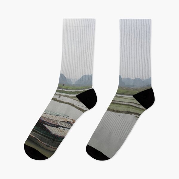 Item preview, Rice Fields Rowing Boats, Landscape, Vietnam designed and sold by worldways.