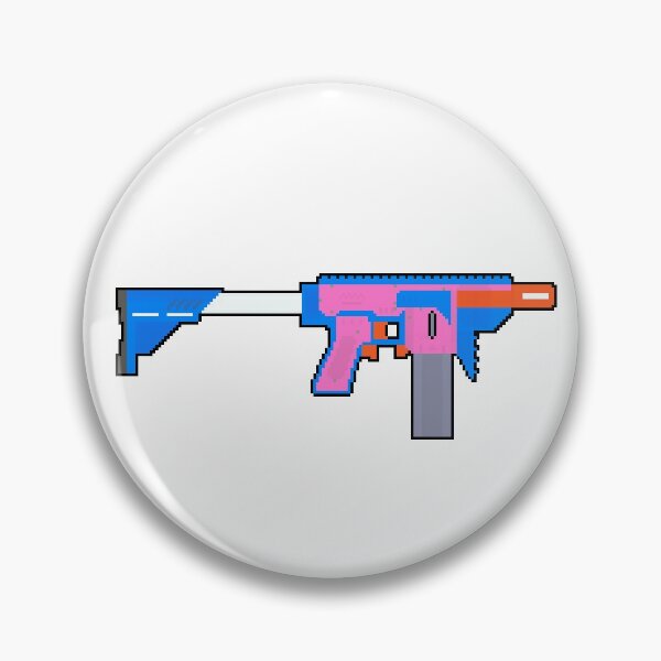 Item preview, Pixel Nerf Homemade Gryphon (w/EXPD Stock and Foregrip) (Bubblegum)  designed and sold by Sillybutts.