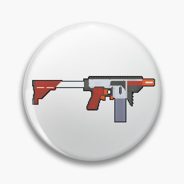 Item preview, Pixel Nerf Homemade Gryphon (w/EXPD Stock and Foregrip) (Red)  designed and sold by Sillybutts.