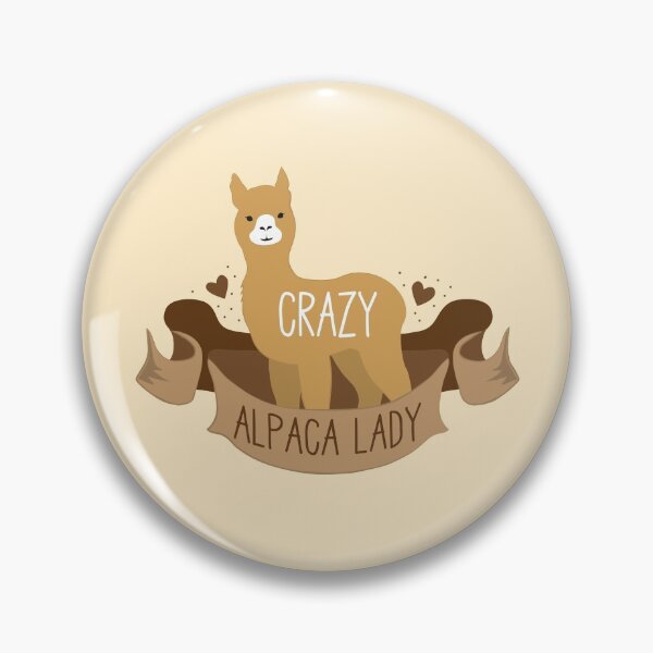 Item preview, Crazy Alpaca lady on a banner designed and sold by jazzydevil.