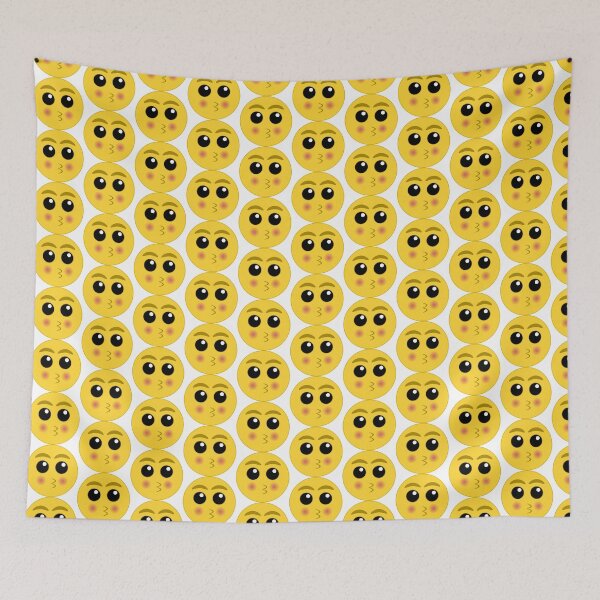 Item preview, Blushing Kiss Emoji Face designed and sold by Matt Malloy.