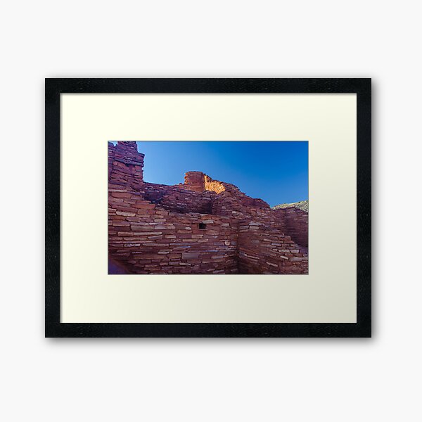 Wupatki Ruins, Sunrise AZ Framed Art Print