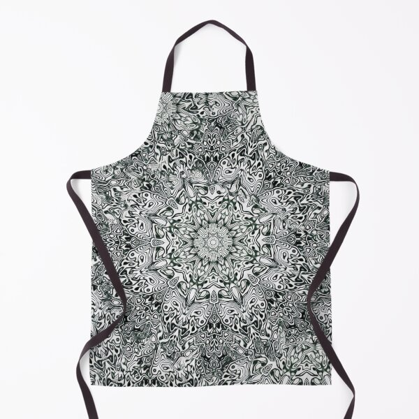 Item preview, Mandala Madness - Abstract Black and White designed and sold by MysticMagpie.