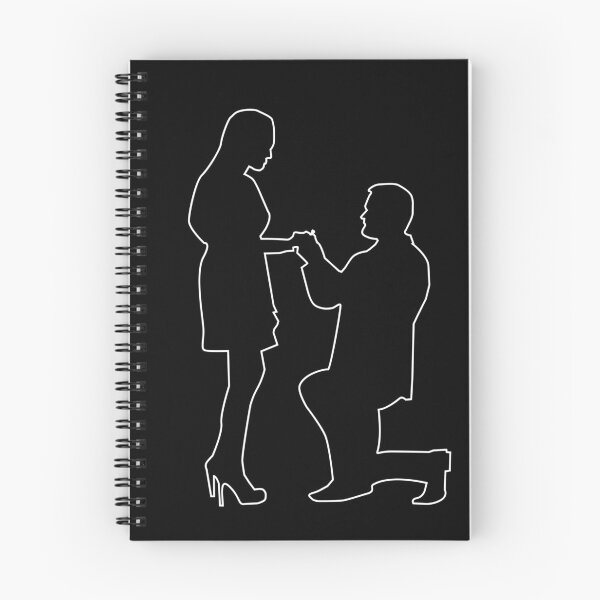 Item preview, The Proposal (Black Version With White Outline) designed and sold by Matt Malloy.