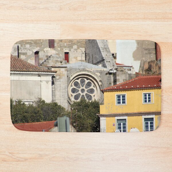 Item preview, Lisbon Cathedral Detail Rose Window, Romanesque Architecture, Portugal designed and sold by worldways.