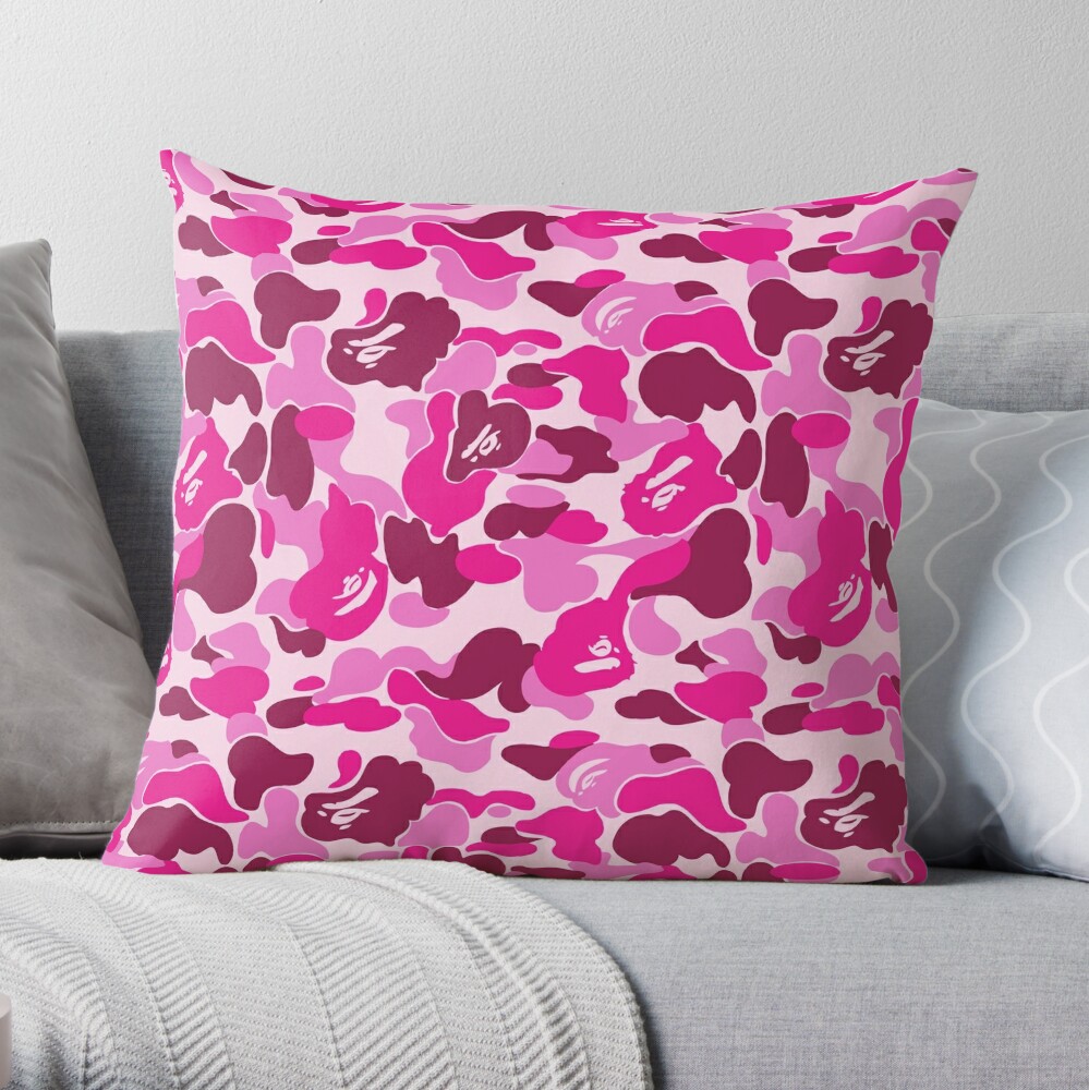 Pink Camo  Throw Pillow for Sale by BabyBootleg