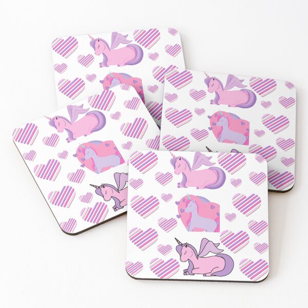 Item preview, Unicorn, Pink Unicorn, Purple Unicorn, Unicorn and Hearts, I Love Unicorns designed and sold by Londonluxie.