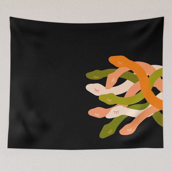 Item preview, Snakes - Tangerine designed and sold by rollingtape.