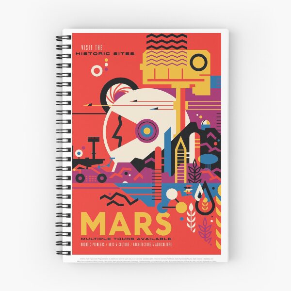 Item preview, Mars. Retro Futurism designed and sold by gtcdesign.