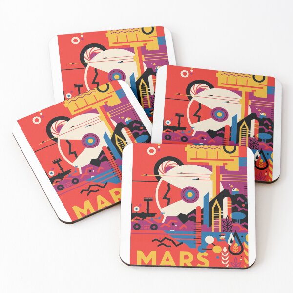 Item preview, Mars. Retro Futurism designed and sold by gtcdesign.