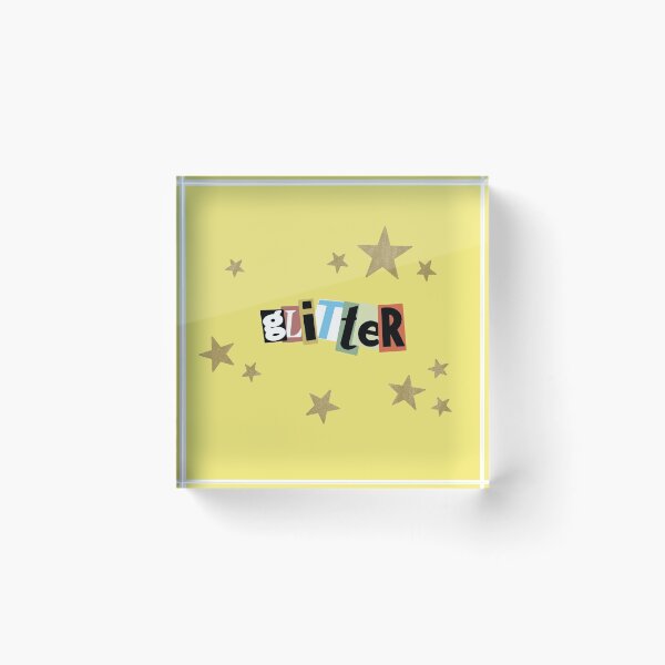 Item preview, Glitter by Zac Greer album cover doodle designed and sold by laurhog.