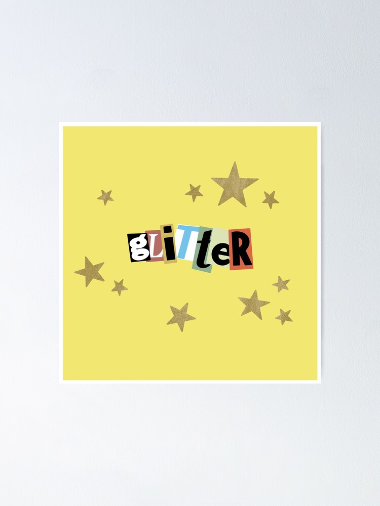 "Glitter by Zac Greer album cover doodle" Poster for Sale by laurhog Redbubble