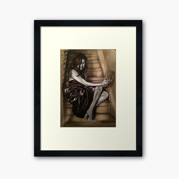The Light on the Stair Framed Art Print