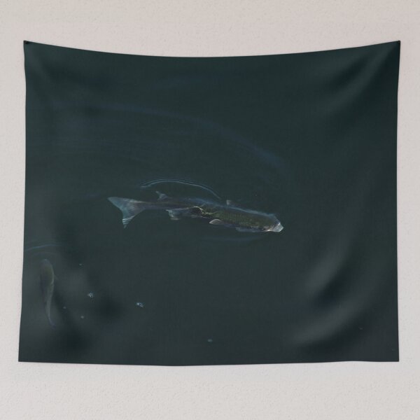 Item preview, Fish Swimming Dark Blue Sea Water designed and sold by worldways.