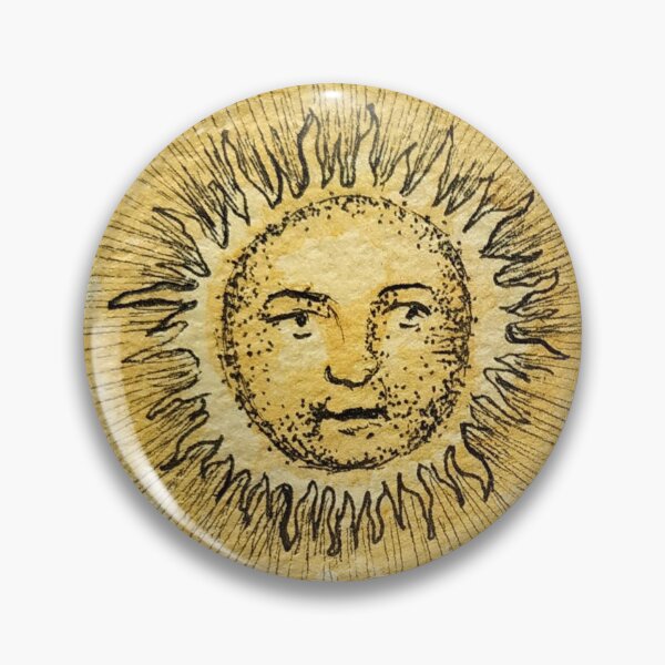 Item preview, Sun and Moon heads designed and sold by CleaViolet.