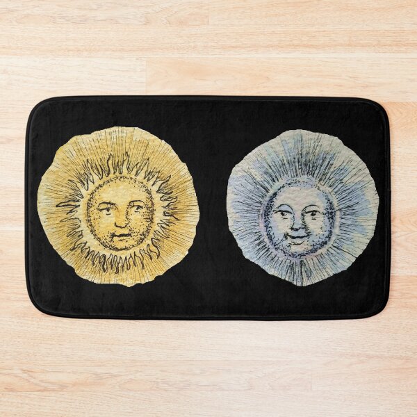 Item preview, Sun and Moon heads designed and sold by CleaViolet.