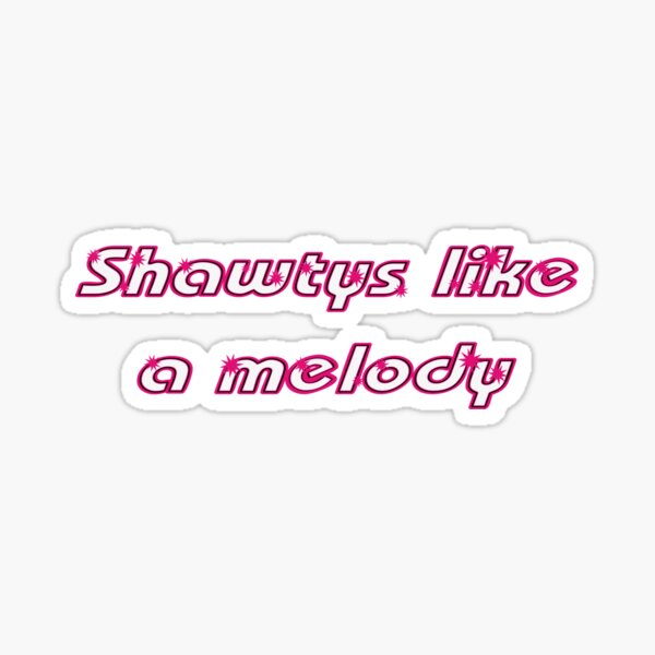 Shawty like a melody meme iPad Case & Skin for Sale by illestart