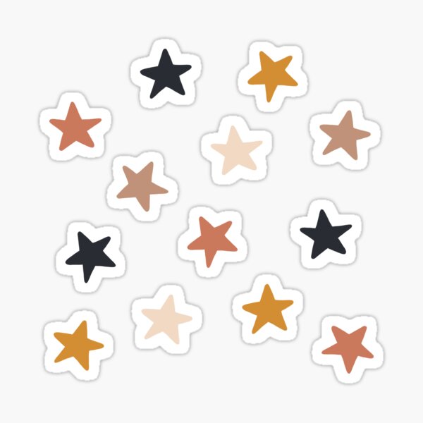 Neutral Star Sticker Pack Sticker for Sale by solseekerco