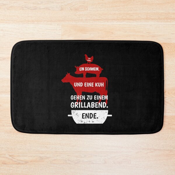 Item preview,  a pig and a cow go to a barbecue designed and sold by khornholio.