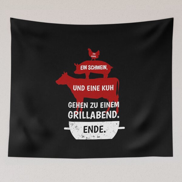 Item preview,  a pig and a cow go to a barbecue designed and sold by khornholio.